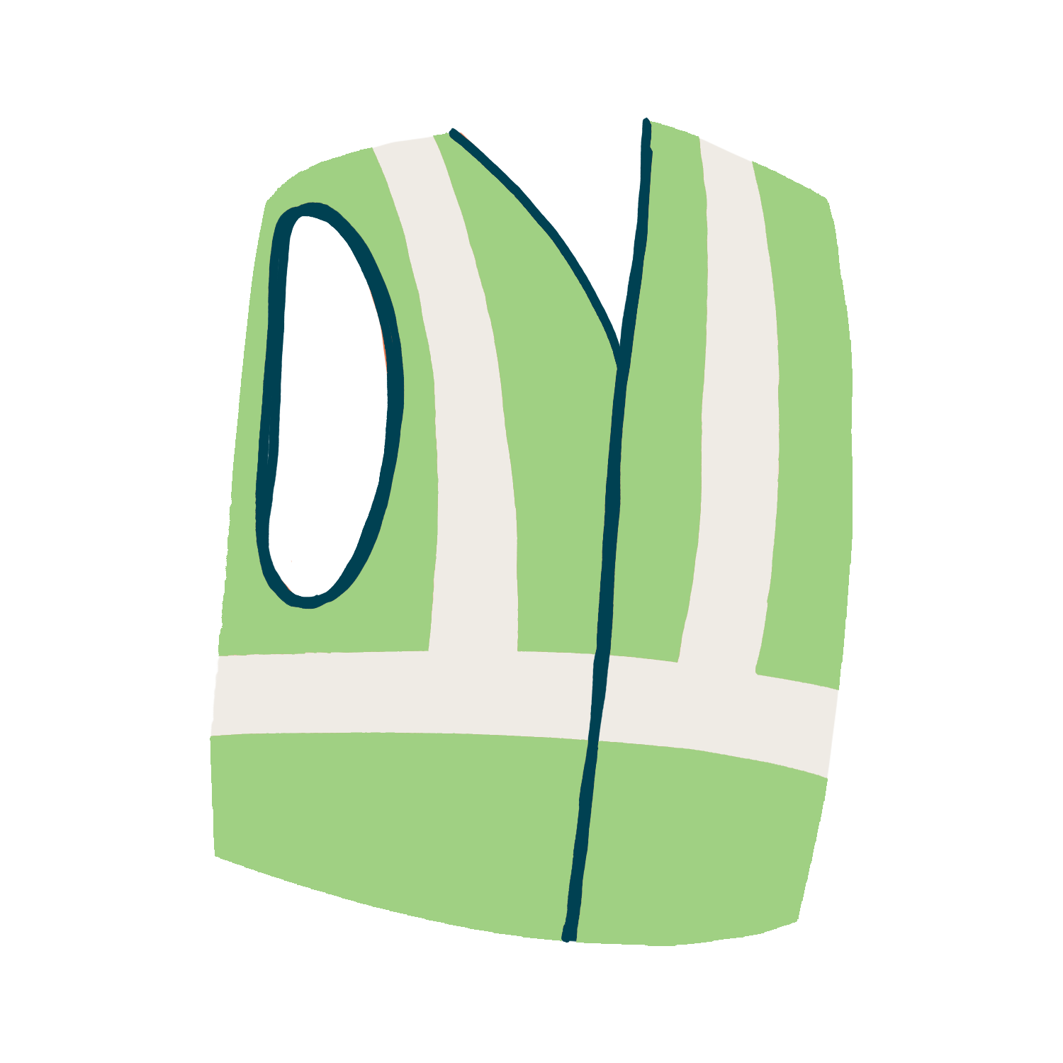 Icon of vest representing CCD outreach workers
