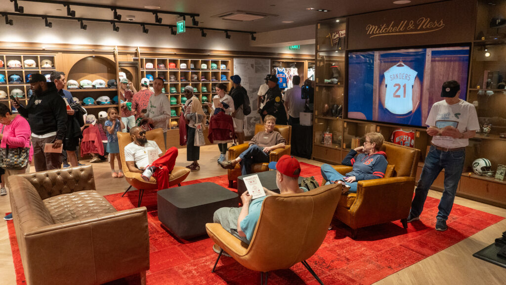 Mitchell & Ness new store interior